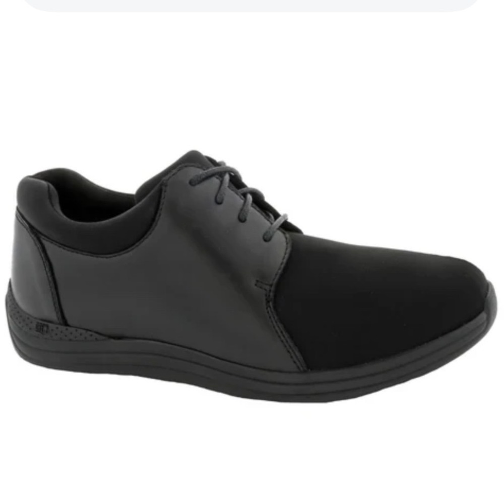 Drew Clover Oxford Womens Black Like New Therapeutic Leather Orthopedic 6.5WW